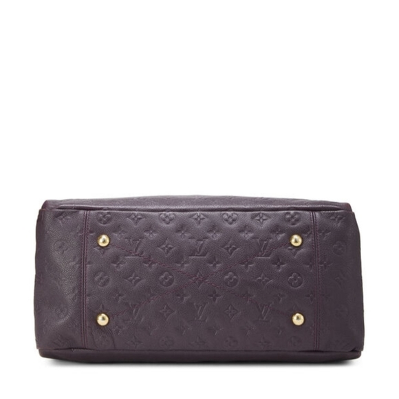 LOUIS VUITTON- Monogram Empreinte Artsy MM. Purple Est. Retail C$5,028.03 - Picture 3 of 13